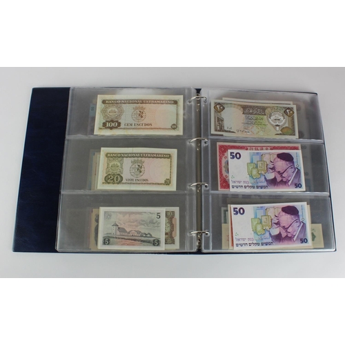 1053 - World (89), in Hendon Album, a collection of Uncirculated notes, including Portugal 1000 Escudos 199... 