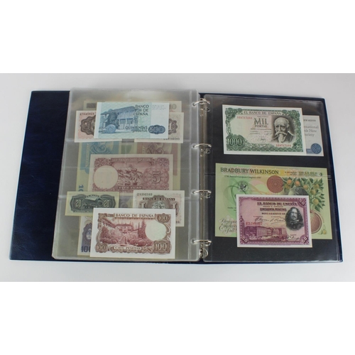 1053 - World (89), in Hendon Album, a collection of Uncirculated notes, including Portugal 1000 Escudos 199... 