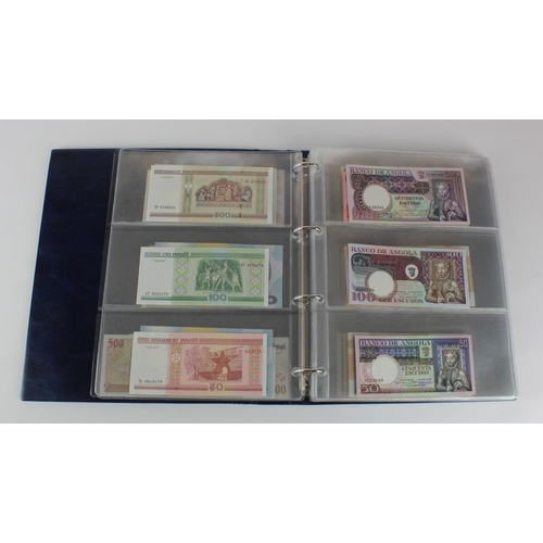 1053 - World (89), in Hendon Album, a collection of Uncirculated notes, including Portugal 1000 Escudos 199... 