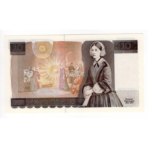 106 - Gill 10 Pounds (B354) issued 1988, scarce FIRST RUN note 'DR01' prefix, serial DR01 789439 (B354, Pi... 