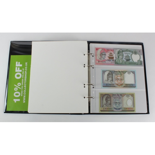 1064 - World, Asia I - T (80) collection in an album, the majority Uncirculated, India, Indonesia, Japan, L... 