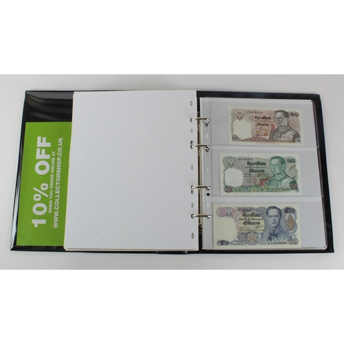 1064 - World, Asia I - T (80) collection in an album, the majority Uncirculated, India, Indonesia, Japan, L... 