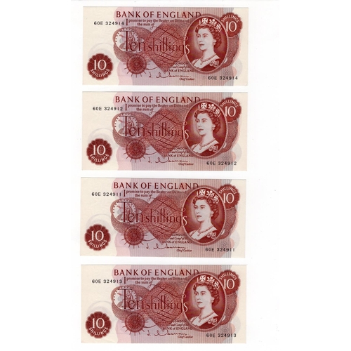 122 - Hollom (6), 5 Pounds issued 1963 serial E61 127793 and H04 116138 (B297, Pick375a) Uncirculated and ... 