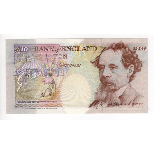 149 - Lowther 10 Pounds (B382) issued 1999, FIRST RUN 'KL01' prefix, LOW serial KL01 000745 (B382, Pick386... 