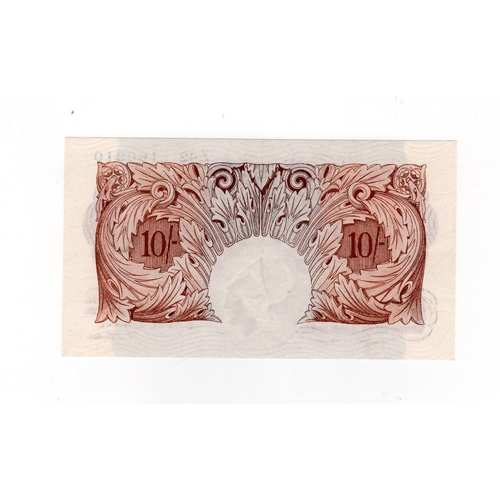 160 - Mahon 10 Shillings (B210) issued 1928, FIRST SERIES note serial Z42 160610 (B210, Pick362a) VF+