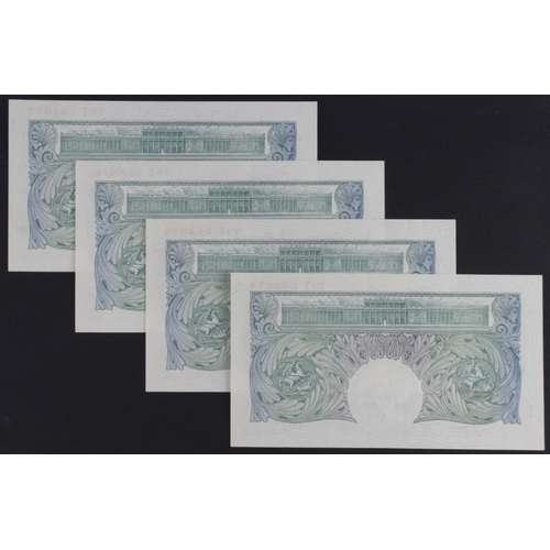 212 - Peppiatt 1 Pound (B238) issued 1934 (4), a rare consecutively numbered run, serial 79T 065074 - 79T ... 