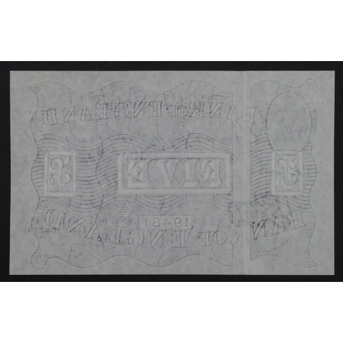 237 - Peppiatt 5 Pounds (B264) dated 17th March 1947, serial L67 057745, London issue on thin paper, a con... 