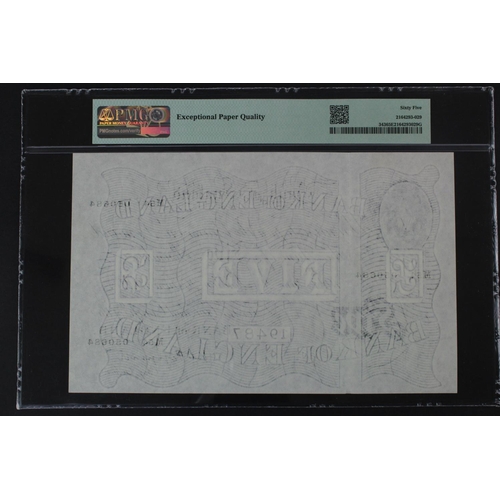 239 - Peppiatt 5 Pounds (B264) dated 26th June 1947, serial M54 050684, London issue on thin paper (B264, ... 