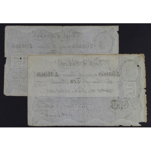 248 - Peppiatt BERNHARD notes (2), 20 Pounds dated 20th August 1934, serial 48/M 03383, London issue (B243... 