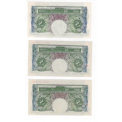 251 - Peppiatt, Beale & O'Brien 1 Pound and 10 Shillings (6), a high grade group of Series A Britannia not... 