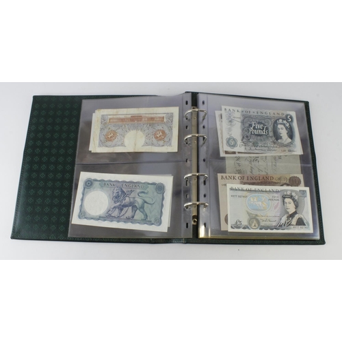 278 - Bank of England (13), small group in album comprising Beale 5 Pounds dated 1951, 10 Shillings (3) Pe... 