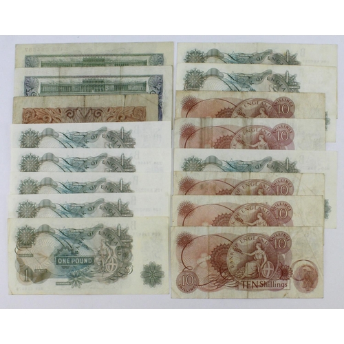 282 - Bank of England (16), a good group of REPLACEMENT notes, with signature range Beale to Hollom, Beale... 