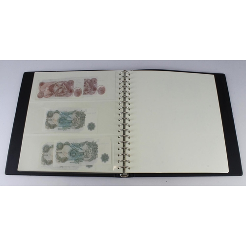 289 - Bank of England (35), collection in Lindner album, Catterns to Salmon, 10 Shillings to 20 Pounds, in... 