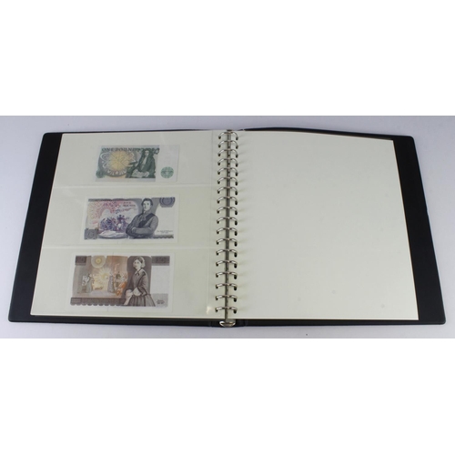 289 - Bank of England (35), collection in Lindner album, Catterns to Salmon, 10 Shillings to 20 Pounds, in... 