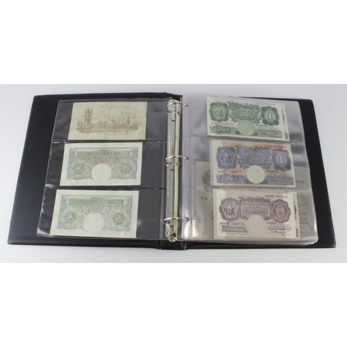 300 - Bank of England, Treasury & Provincial (52) in album with slipcase, Warren Fisher 1 Pound, Peppiatt ... 