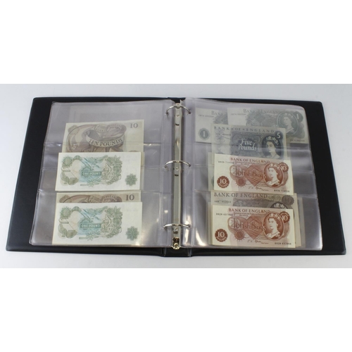 300 - Bank of England, Treasury & Provincial (52) in album with slipcase, Warren Fisher 1 Pound, Peppiatt ... 