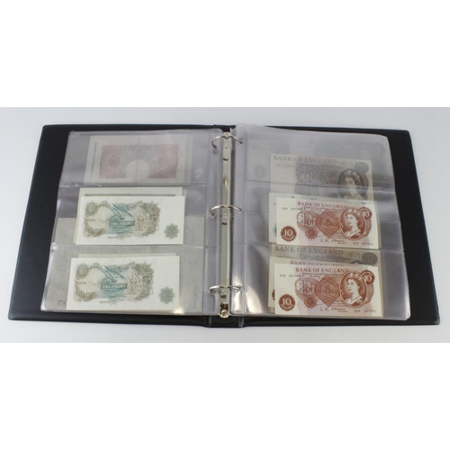 300 - Bank of England, Treasury & Provincial (52) in album with slipcase, Warren Fisher 1 Pound, Peppiatt ... 