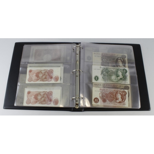 300 - Bank of England, Treasury & Provincial (52) in album with slipcase, Warren Fisher 1 Pound, Peppiatt ... 