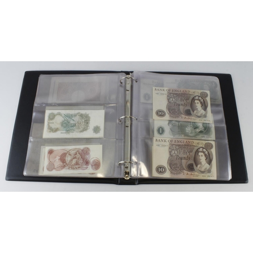 300 - Bank of England, Treasury & Provincial (52) in album with slipcase, Warren Fisher 1 Pound, Peppiatt ... 