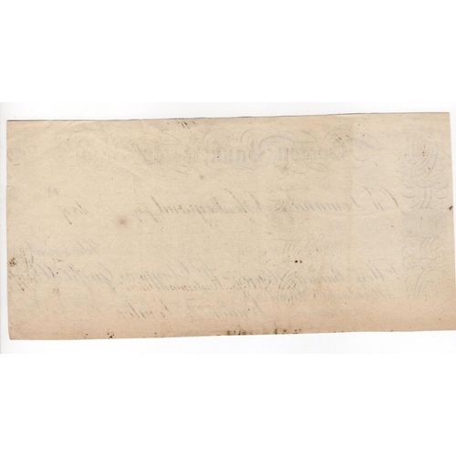 309 - Boston Bank PROOF cheque dated 1864 in pencil at bottom right, for Claypons, Garfit & Co., printers ... 