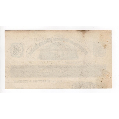 317 - Festiniog, North & South Wales Bank Limited, Festiniog, 5 Pounds CUT PROOF 1893 (Outing787e) very li... 