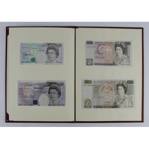 351 - Debden set C106 Firsts, a set of 4 notes issued 1993 and signed Kentfield, all FIRST RUN notes with ... 