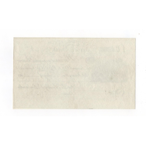 412 - Jersey Bank 1 Pound for Le Bailly & Deslandes dated 182x, without signatures or number, modern 'pull... 