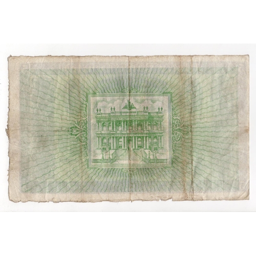 434 - Northern Ireland, Ulster Bank Limited 5 Pounds dated 1st October 1940, serial number 570850, handsig... 