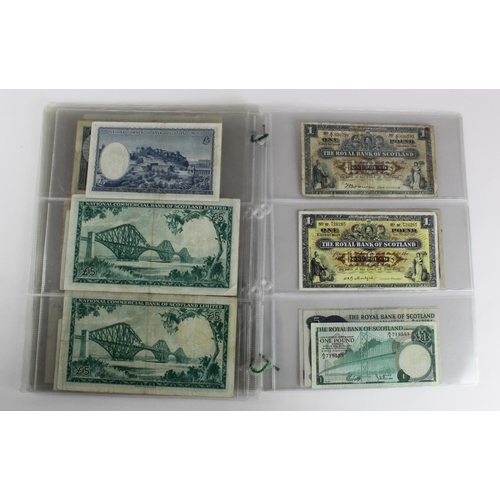 440 - Scotland (42), a collection in album sleeves, Bank of Scotland 10 Pounds dated 2003, 5 Pounds (3) da... 