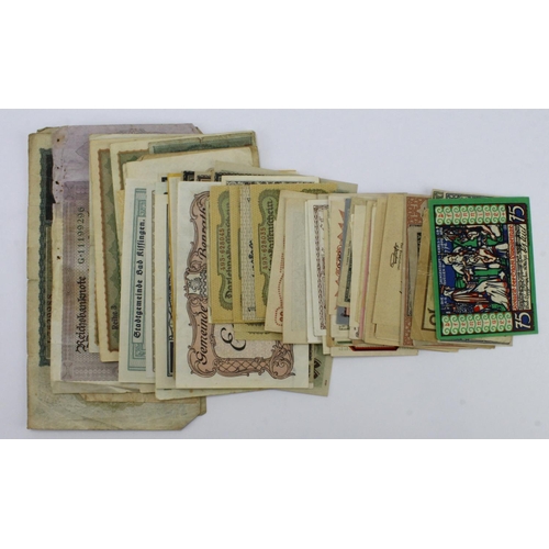 672 - Germany & Austria (140+), a group of Austria notgeld, German notgeld and grossgeld, other german not... 