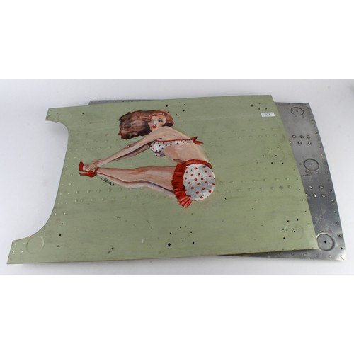 2358 - RAF Hawker Hurricane aluminium fuselage sections. Aircraft sections believed to come from an aircraf... 