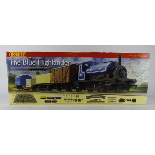 118 - Hornby 'The Blue Highlander' OO gauge train set (R1101), contained in original box