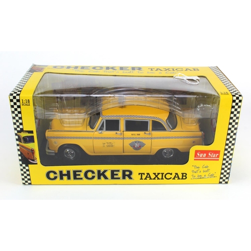 160 - Sun Star diecast model 'Checker Taxicab' , contained in original box