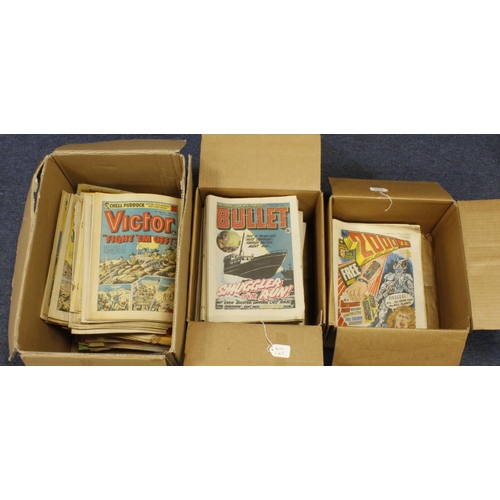 341 - British Comics. A large collection of appriximately 235various comics, circa 1960s - 1970s, includin... 