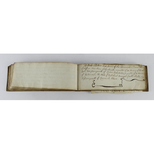 366 - Manuscript recipe and ailments book, circa mid 18th Century, ninety manuscript leaves (approx.), con... 