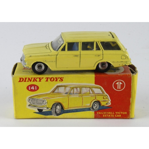 82 - Dinky Toys, no. 141 'Vauxhall Victor Estate Car', yellow, contained in original box