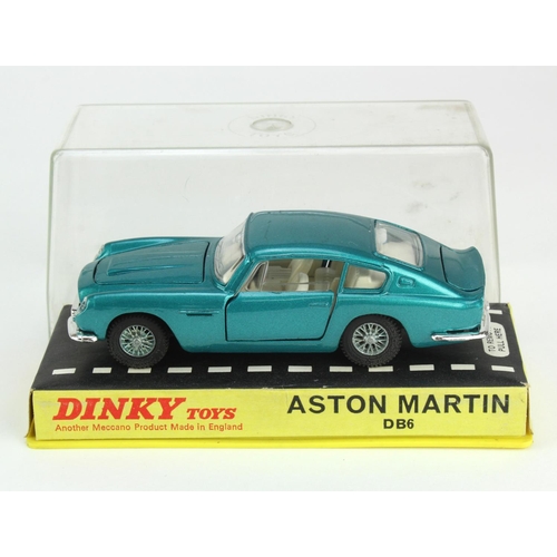 84 - Dinky Toys, no. 153 'Aston Martin DB6', turquoise, contained in original hard plastic case