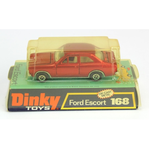 88 - Dinky Toys, no. 168 'Ford Escort', red, contained in original packaging