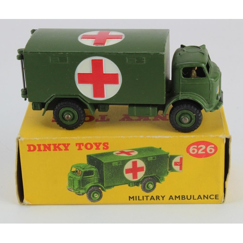 98 - Dinky Toys, no. 626 'Military Ambulance', contained in original box