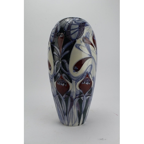 238 - Moorcroft 'Spirit of Liberty' vase signed on base. Limited edition 103/200. 1st quality. Height 37cm... 