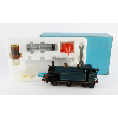 127 - Leech O gauge live steam locomotive, contained in original box (untested)