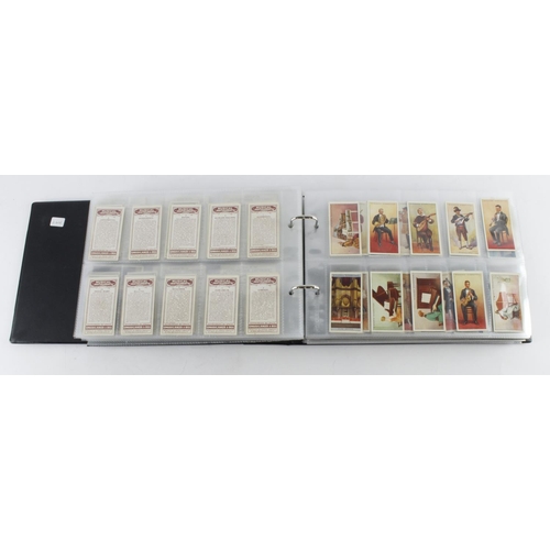 1057 - Modern album containing 22x complete sets of cigarette cards, sets from Churchman (3 Jovial Golfers)... 