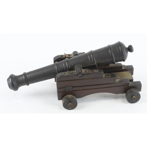 1182 - Model of a 19th century ships cannon.  (Buyer collects)