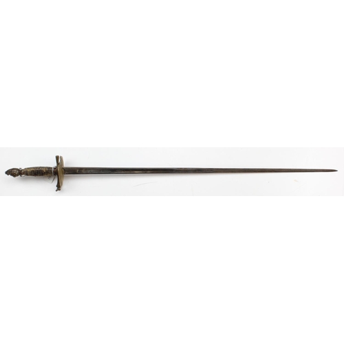 1199 - Small sword 18th century, slim blade 32.5