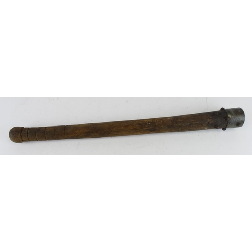 1230 - WW1 1915 dated British trench club. Sold as seen