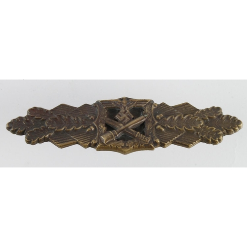 1281 - German Close Combat Clasp in bronze, Peekhaus maker marked.