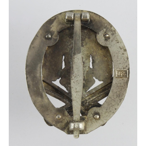 1375 - German Nazi General Assault Badge '25' assaults maker JFS.