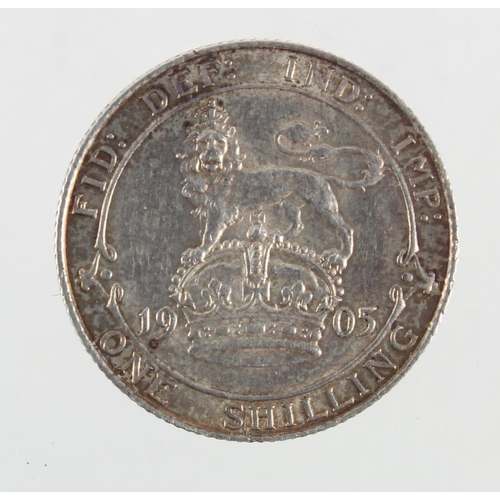 166 - Shilling 1905 aEF (scarce in this high grade)