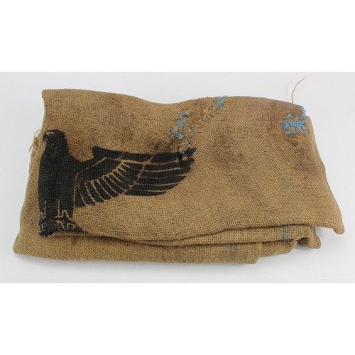 2159 - WW2 German Grain Sack. Commandeered by the army.