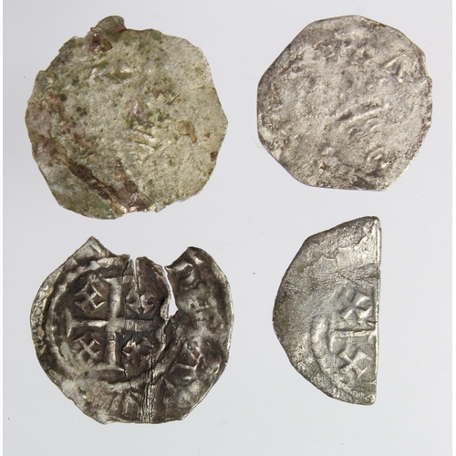 322 - Henry II 'Tealby' Coinage (4): Pennies: Class A or B, EMC 2121.0066, 0.89g, porous VG; Unidentified ... 